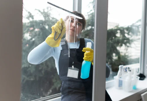 Nettoyage de vitres intérieures et extérieures à Errevet